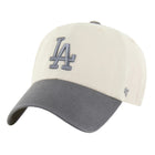 47 Brand - LA Dodgers Two Tone '47 Clean Up - Natural / Dark Grey (Front)