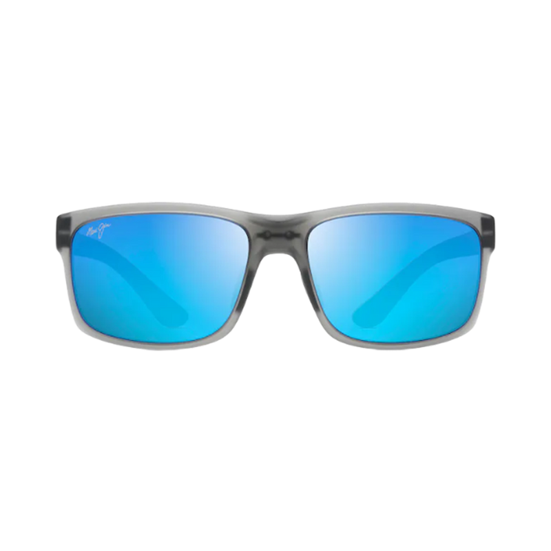 Maui Jim Pokowai Arch Translucent Matte Grey + Blue Hawaii