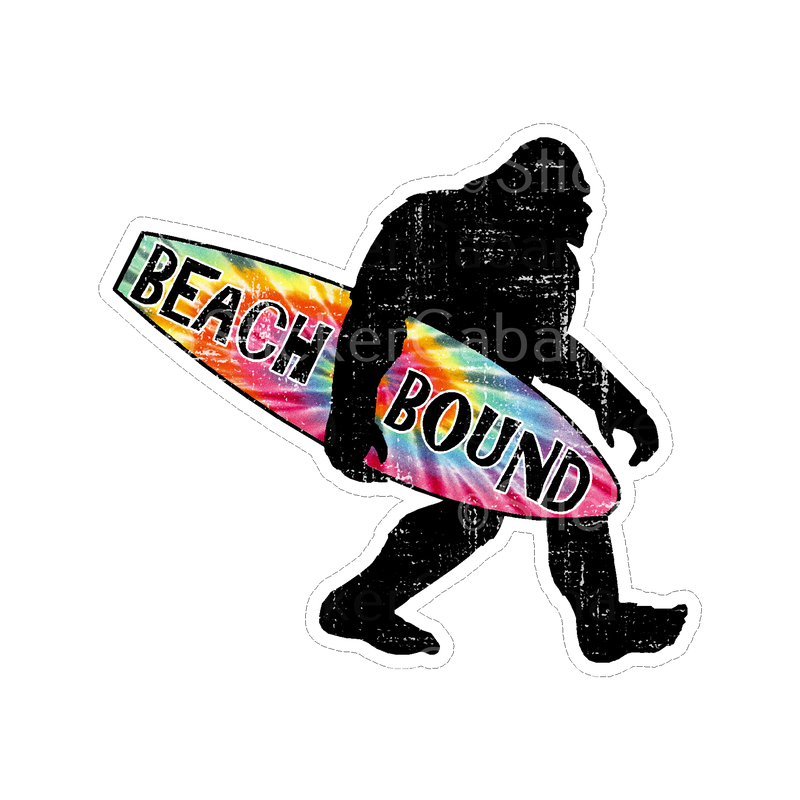 Sticker Cabana BS Beach Bound Big Foot