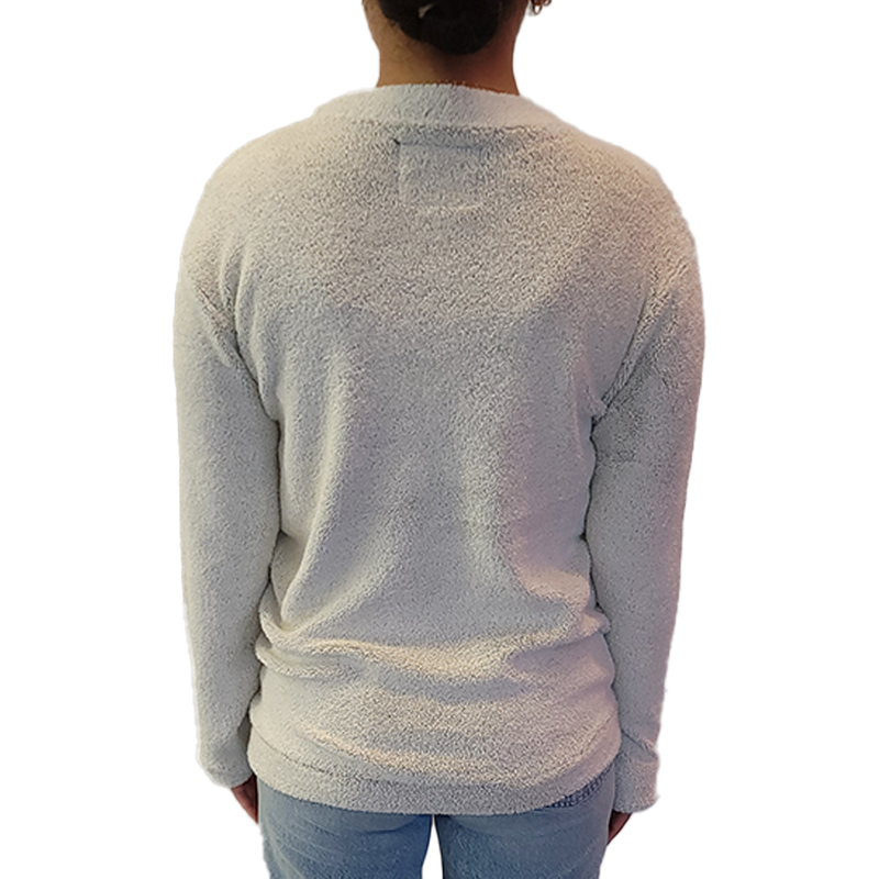 BLT Crewneck Natural - Granite (Back)