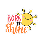 Sticker Cabana Born To Shine Sun