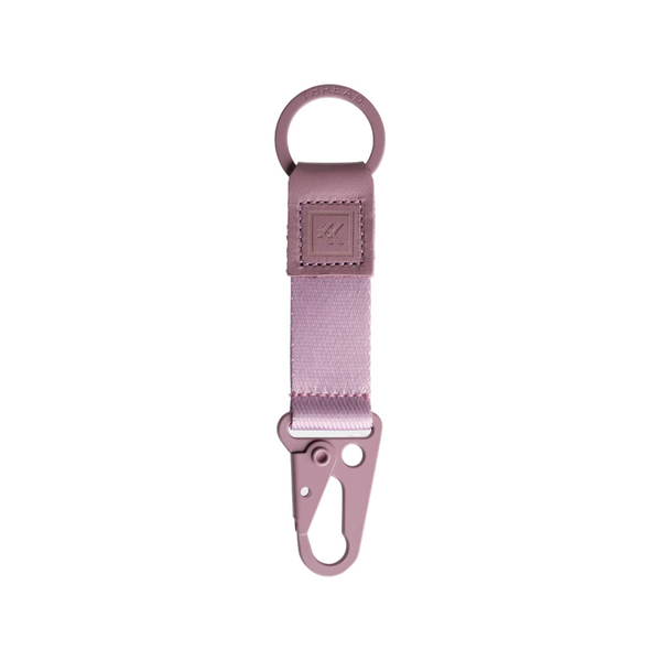 Thread Keychain Clip - Mauve