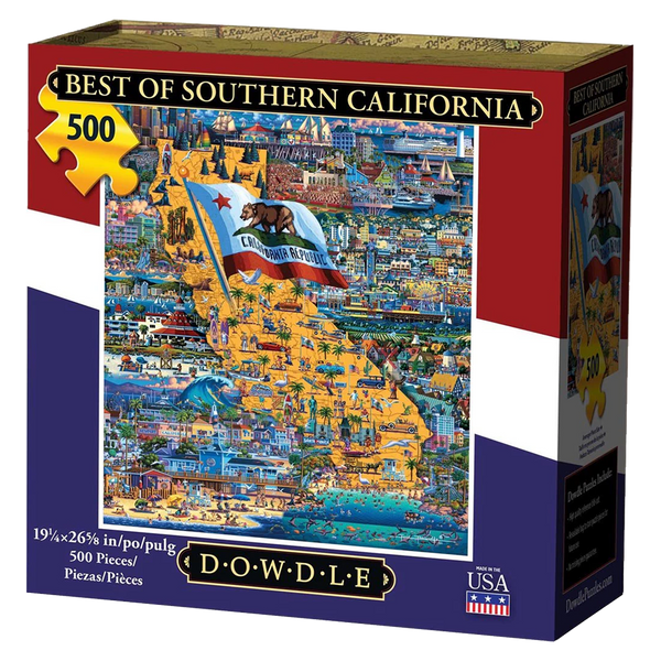 Best of Southern California - 500 Piece Traditional Puzzle 