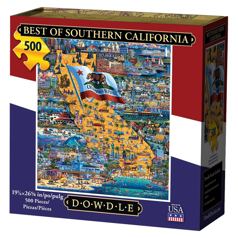 Best of Southern California - 500 Piece Traditional Puzzle 