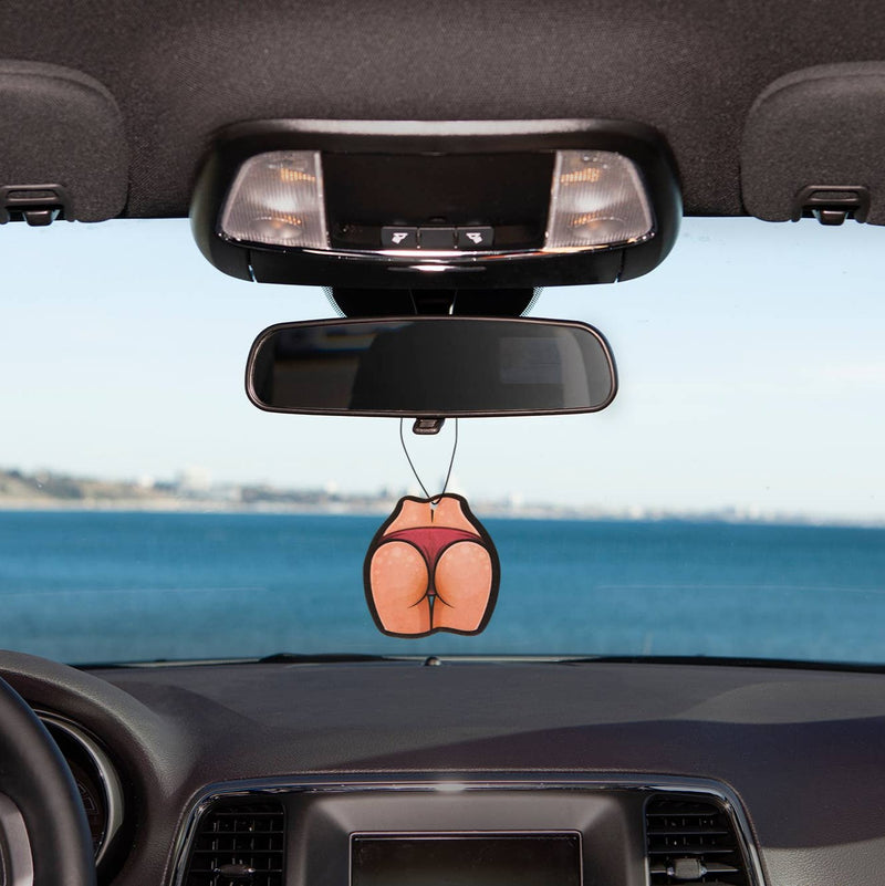 Bikini Butt Air Freshener in Car