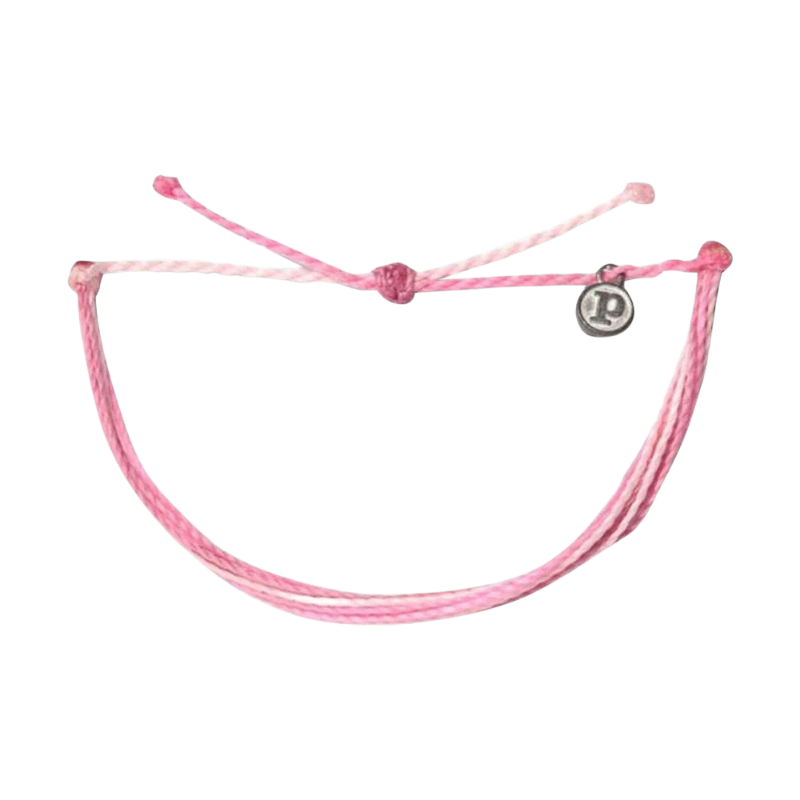 Pura Vida Boarding 4 Breast Cancer Charity Bracelet