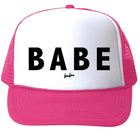 Bubu Babe Trucker Hat - Hot Pink (Front)