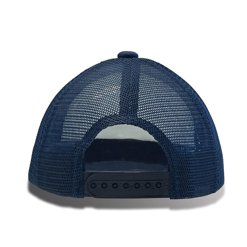 Bubu Local Trucker Hat - White/Navy (Back)