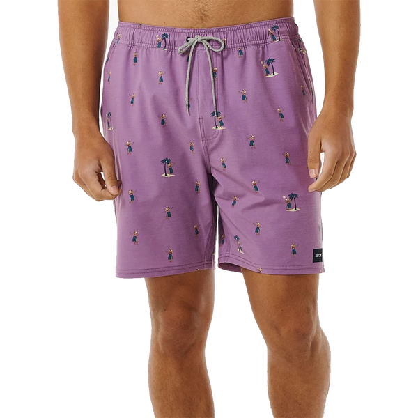 Rip Curl Hula Breach 18" Volley Short - Dusty Purple