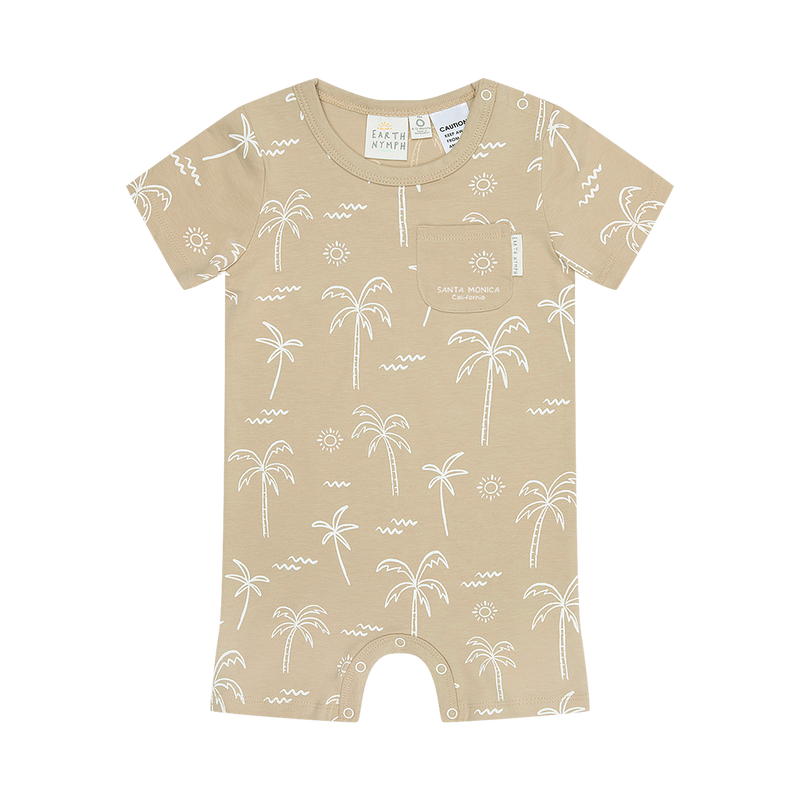 Earth Nymph Palm Scenic Playsuit