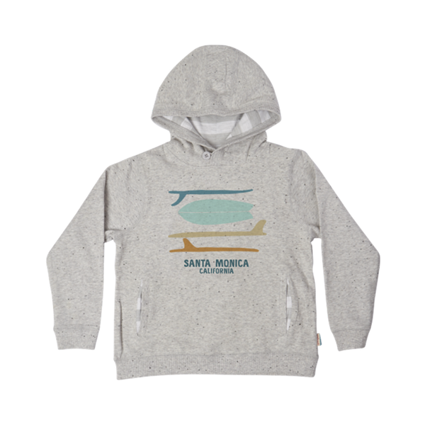 Earth Nymph Board Stack Hoodie - Grey