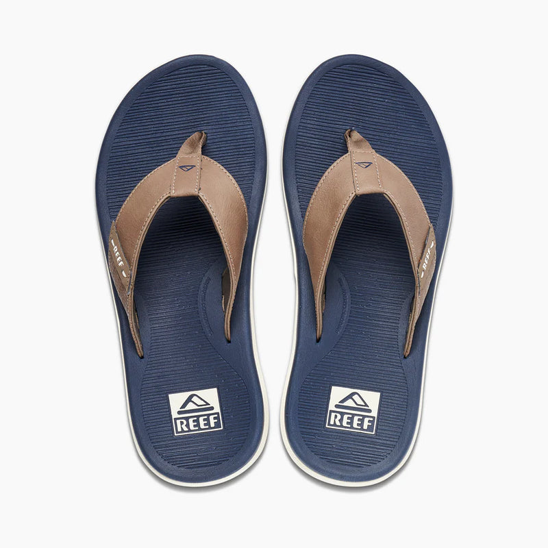 Reef Santa Ana Men's Sandals - Navy/Khaki (Left & Right)