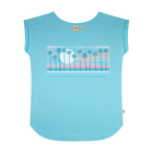 Santa Monica Sunset Beach Tee - Pool Blue