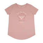 Santa Monica Combi Journey Tee - Dusty Pink