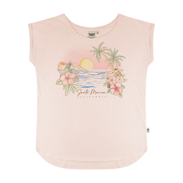 Santa Monica Oasis Tee - Blush