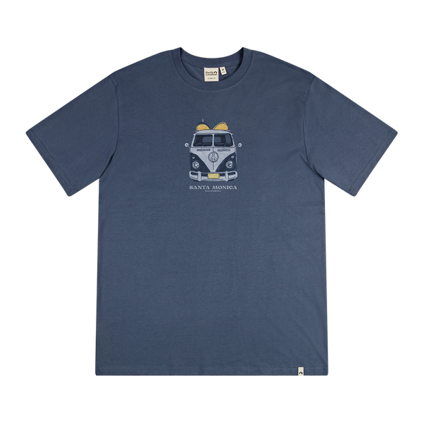 Santa Monica California Kombi Front - Blue Grey