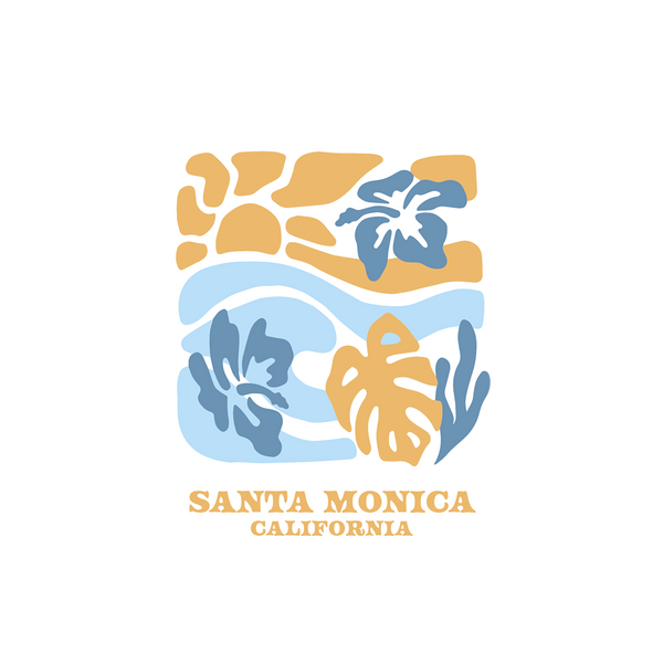 Santa Monica Soft Sun Magnet