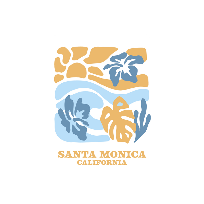 Santa Monica Soft Sun Magnet