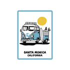 Santa Monica Retro Combi Magnet