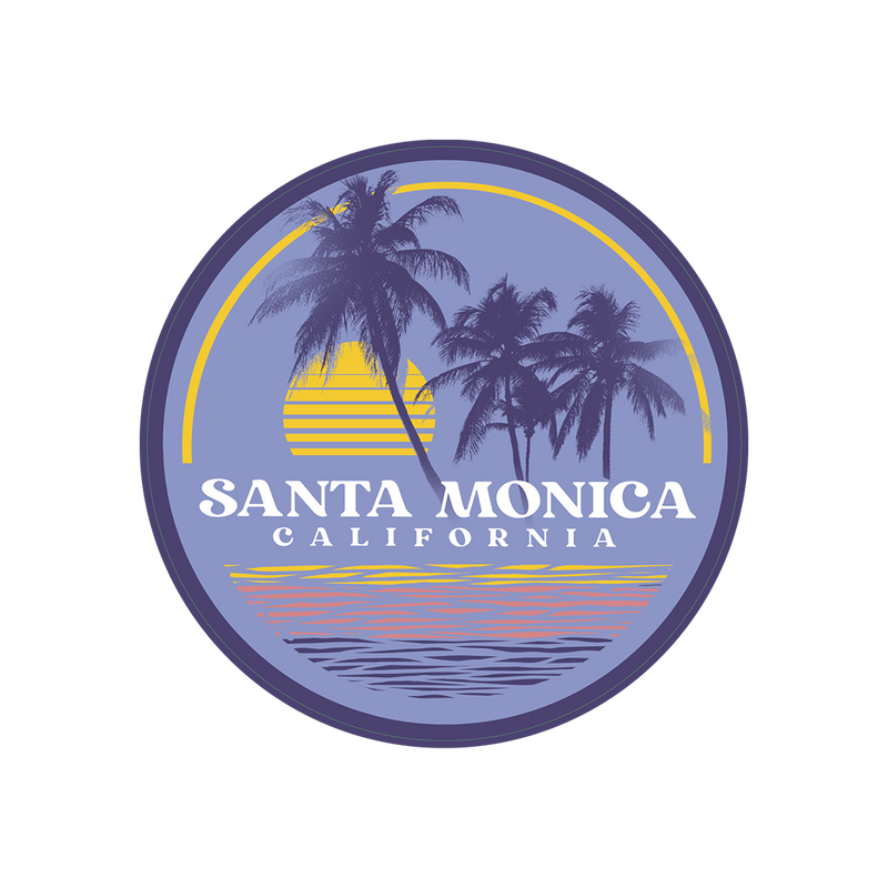 Santa Monica Mirage Sticker