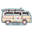 Santa Monica Van Life Sticker