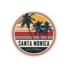 Santa Monica Insignia Sticker