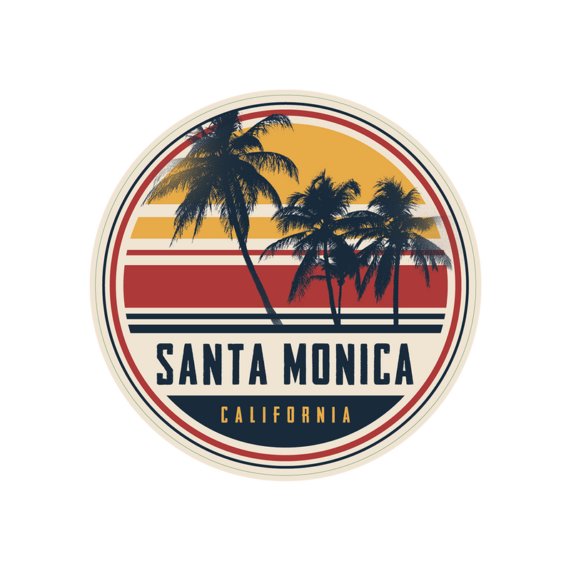 Santa Monica Insignia Sticker