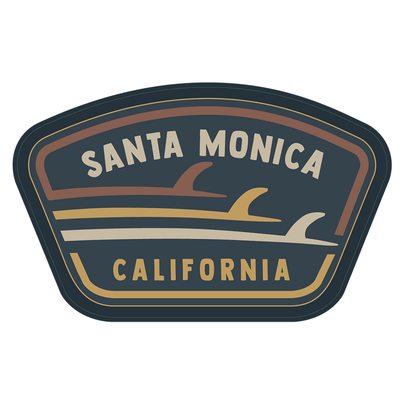 Santa Monica Board Stack Sticker