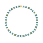 Pura Vida Cabrillo Vinyl Disc Stretch Bracelet - Green White