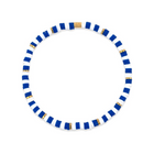 Pura Vida Cabrillo Vinyl Disc Stretch Bracelet - Light Blue/White