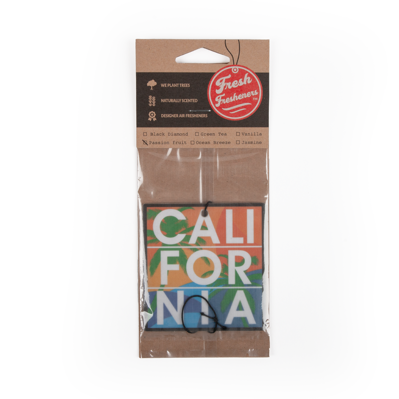 California Square Air Freshener Pack