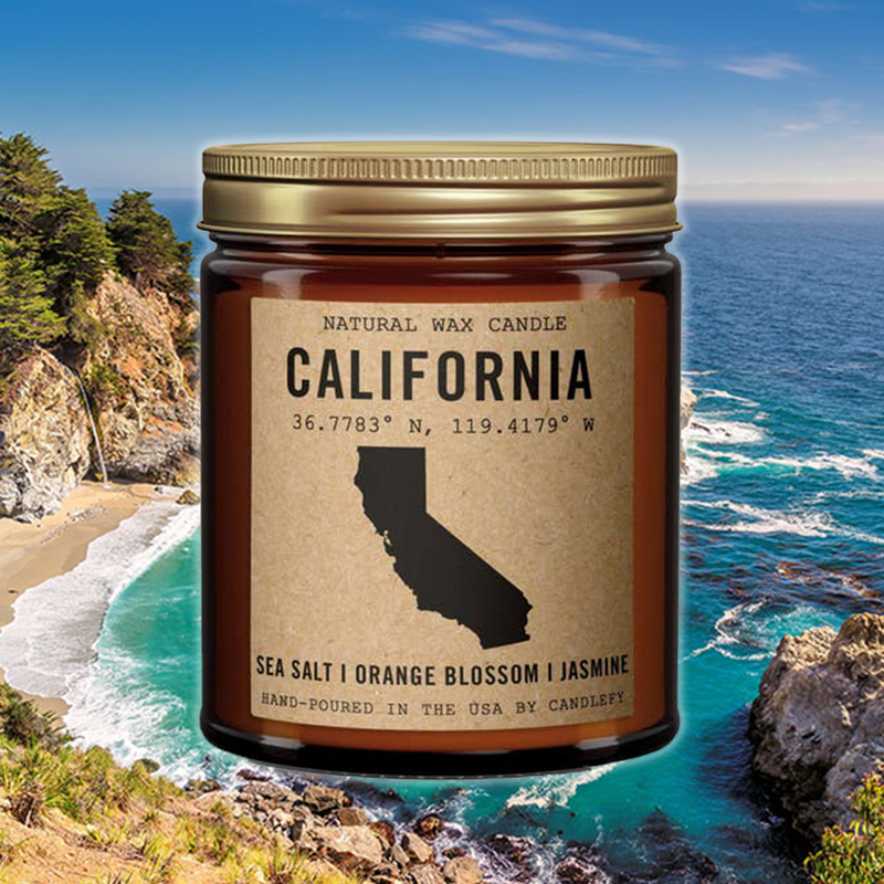 California Homestate Candle: Standard: 1 Wick Candle (8oz)