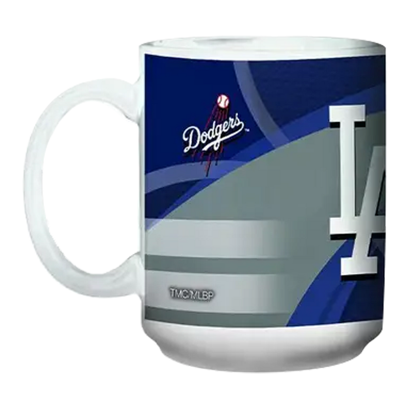 LA Dodgers Carbon Fiber White 15oz Side 2