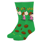 Cool Socks Charlie Brown Football Men's Crew Folded