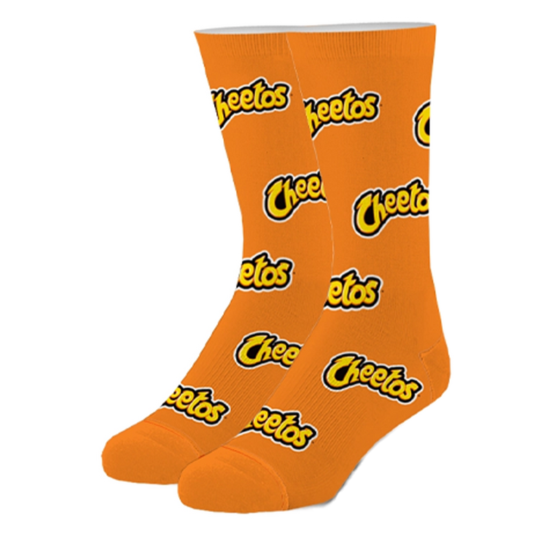 Crazy Socks Men's Crew Folded Cheetos