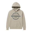 Santa Monica Circle Stamp Surfboard Hoodie - Heather Grey