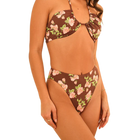 Dippin Daisys Seashore High Waist Cheeky Bikini Bottom Rosebud