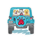 BS Dog Lover Jeep W Three Dogs