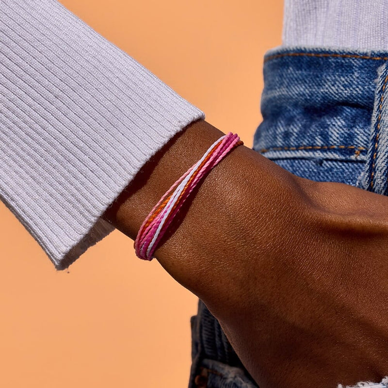 Model wearing Pura Vida Daiquiri String Bracelet