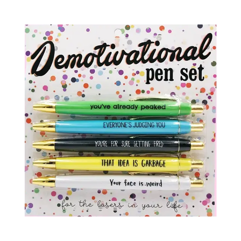 Fun Club Demotivational Pen Set