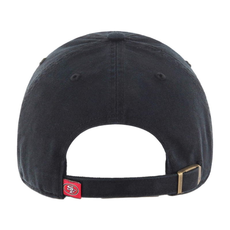 47 Brand - San Francisco 49ers Black '47 Clean Up Back