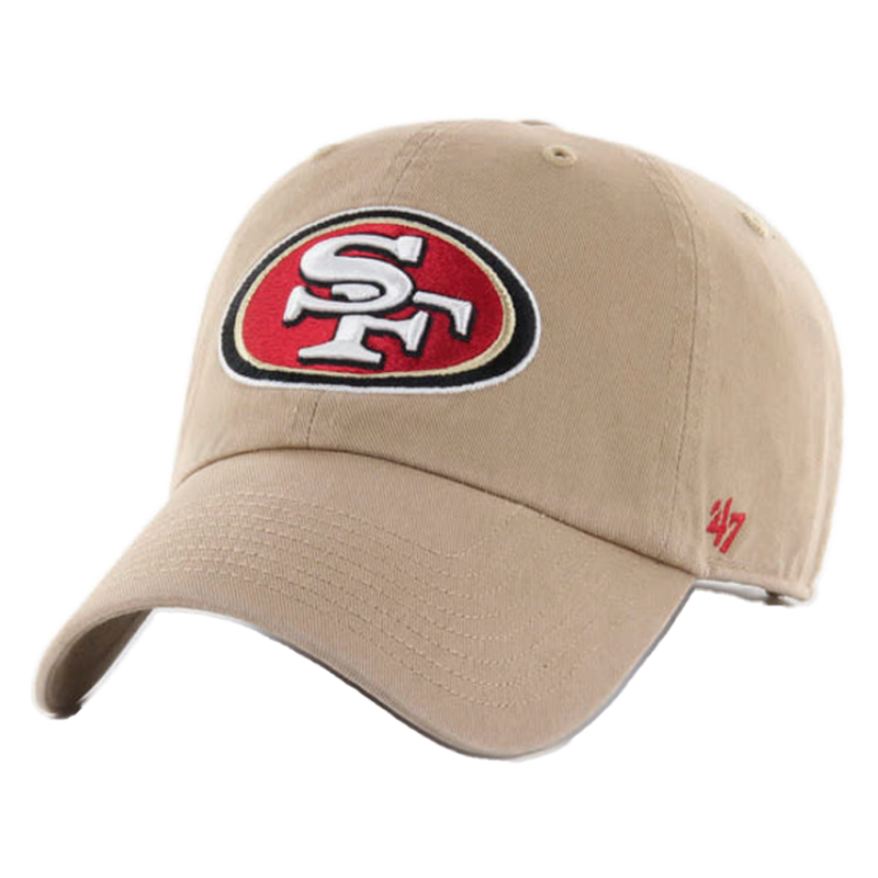 47 Brand - San Francisco 49ers Khaki '47 Clean Up Front