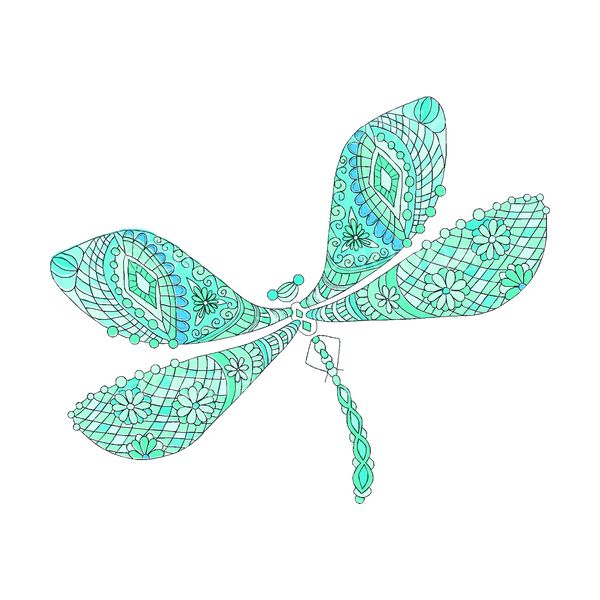 Sticker Cabana Dragonfly