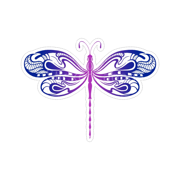 Sticker Cabana Purple Dragonfly