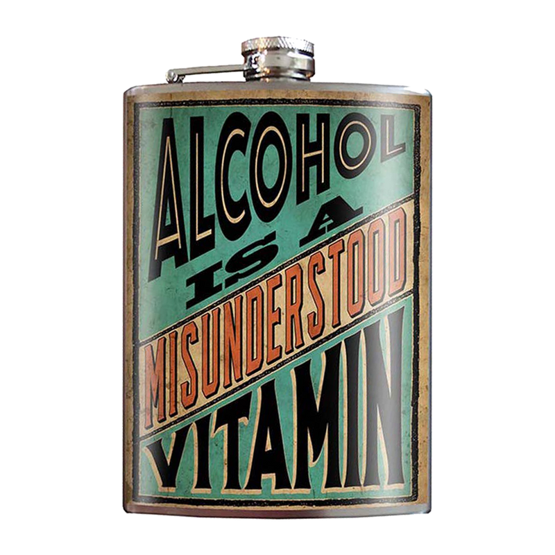 Flask - Alcohol Is A Misunderstood Vitamin