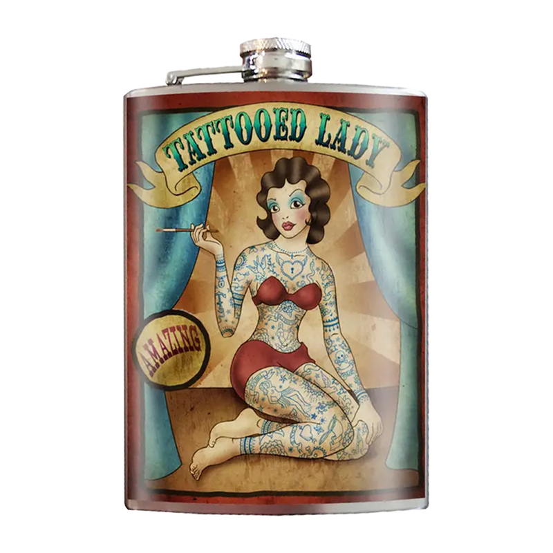 Flask - Tattooed Lady