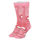 Cool Socks Fuck Around & Find Out Women's Crew Folded