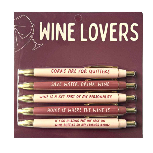 Fun Club Wine Lovers Pen Set