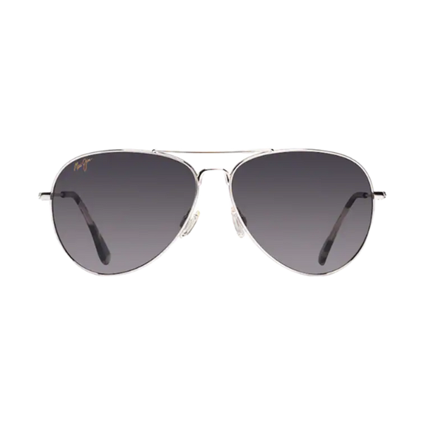 Maui Jim Mavericks Silver + Neutral Grey