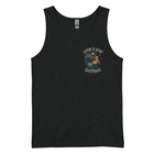 Santa Monica Blackbeard Surf Club Tank Top - Black (Front)